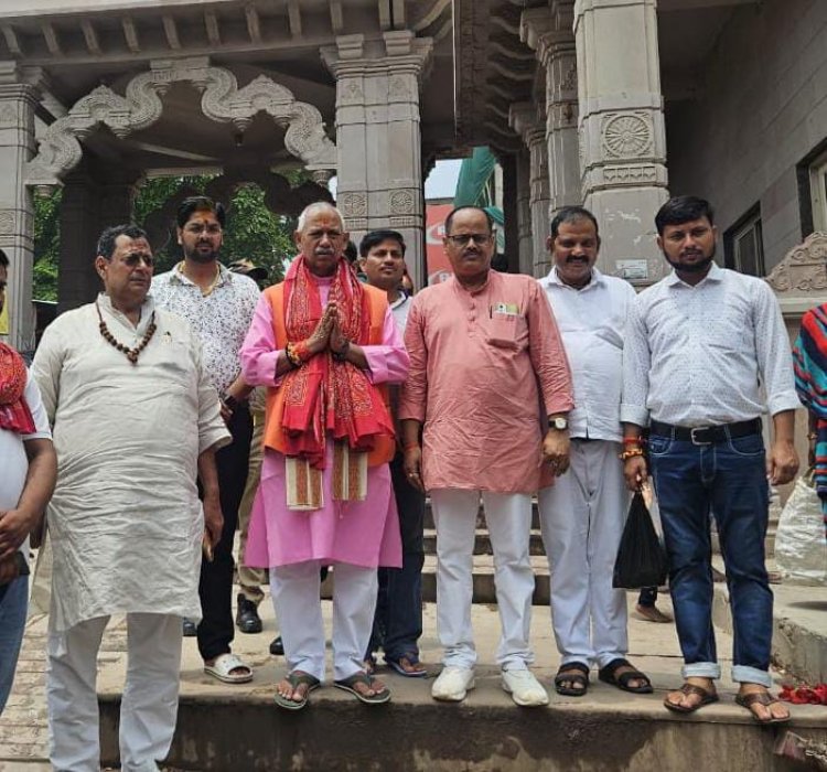 भाजपा सांसद जनार्दन सिंह ने विंध्याचल में की पूजा-अर्चना, बिहार चुनाव में 225 सीटें जीतने का दावा