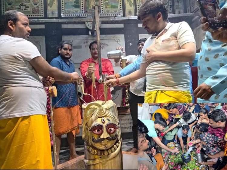 श्रीकृष्ण की नगरी ओम नम : शिवाय के उद्घोषों से गूंजी, उमड़ती रही श्रद्धालुओं की भीड़