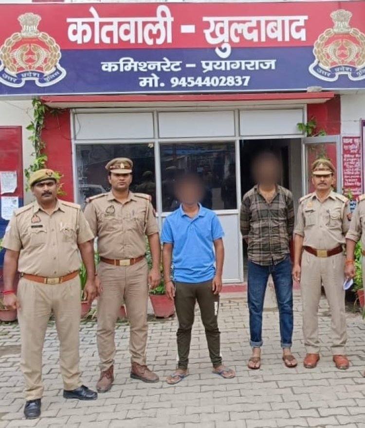 प्रयागराज में बक्शी बाजार बमबारी मामले में बड़ी सफलता: दो गिरफ्तार, 17 जिंदा देशी बम बरामद