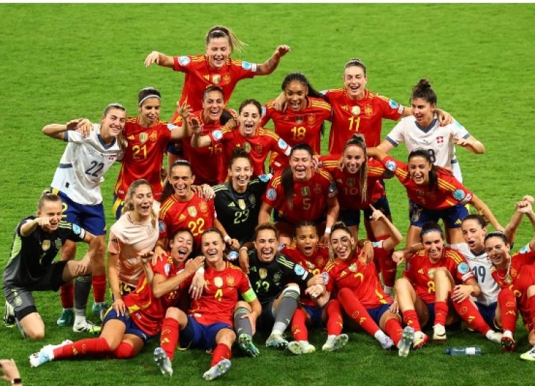 महिला यूरो 2025: स्विट्जरलैंड का सपना तोड़ सेमीफाइनल में पहुंचा स्पेन