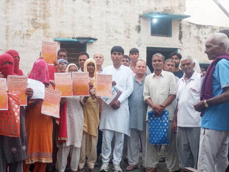 सोनीपत:मुख्यमंत्री की घोषणा को ठुकराने पर गढ़ी बाला में विरोध प्रदर्शन