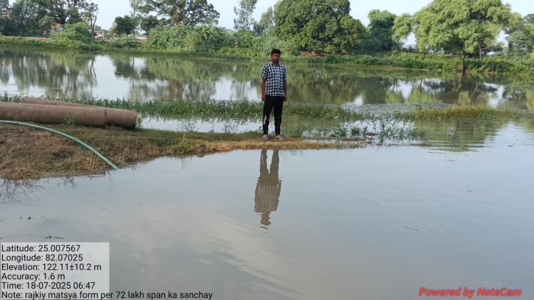 ग्रामीणों ने जबरन खोला पानी, राजकीय नर्सरी तरांव से बह गई मछलियां