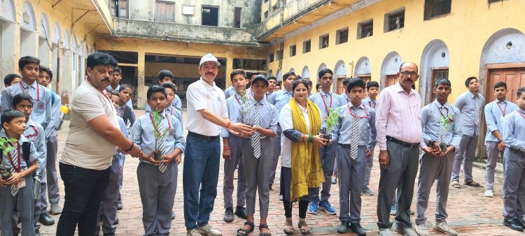 नमामि गंगे ने श्री अग्रसेन इंटर कॉलेज के विद्यार्थियों को पढ़ाया पर्यावरण संरक्षण का पाठ