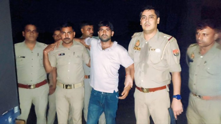 मुठभेड़ में मैनपुरी का वांछित हिस्ट्रीशीटर गिफ्तार, गोली लगी