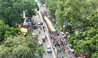 देशभक्ति की भावना को मजबूत करती तिरंगा यात्रा: गणेश केसरवानी