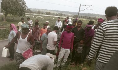ट्रेन से कटकर अधेड़ की मौत, पुलिस ने शव लिया कब्जे में