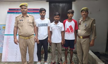 नाबालिग के साथ कुकर्म कर वीडियो वायरल करने वाले तीन युवक गिरफ्तार