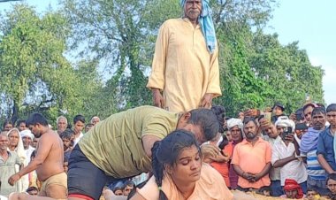 विराट कुश्ती दंगल में गूंजा पहलवानों का दमखम, महिला पहलवानों ने भी दिखाया जज्बा