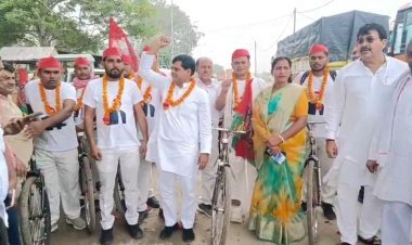 सपा की पीडीए साइकिल यात्रा लखनऊ रवाना, 2027 चुनाव को लेकर जनता से संवाद करेगी