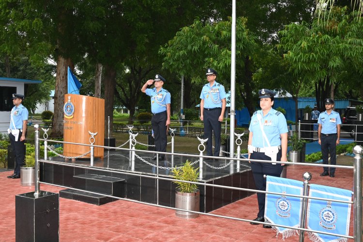 एयर कमोडोर चंद्र कुमार रस्यारा ने वायु सेना स्टेशन मनौरी की संभाली कमान