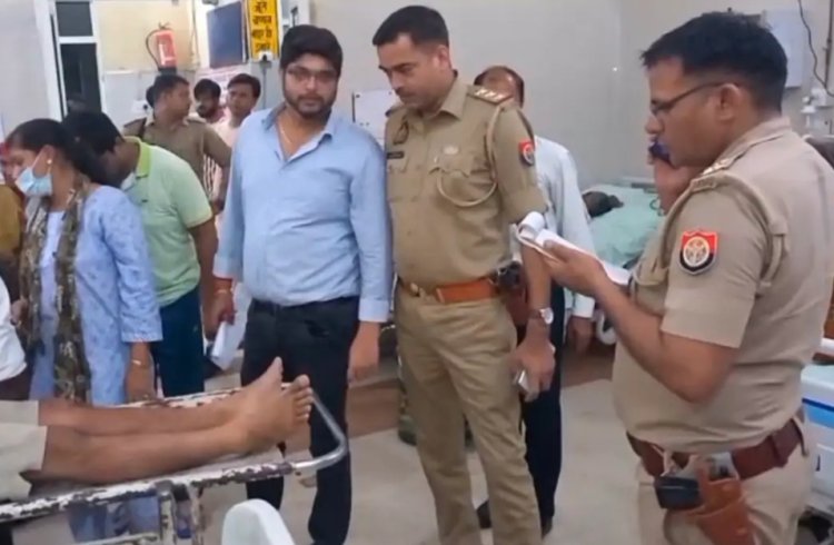 जमीनी विवाद में भाई ने मारी भाई को गोली, आगरा रेफर