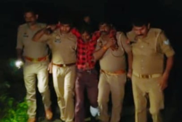 मासूम बच्ची से दुष्कर्म में फरार दरिंदा मुठभेड़ में घायल