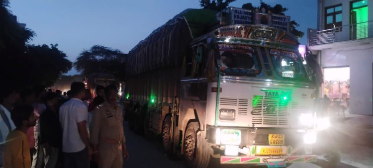 मामा के साथ ननिहाल आई मासूम की ट्रक से कुचलकर मौत