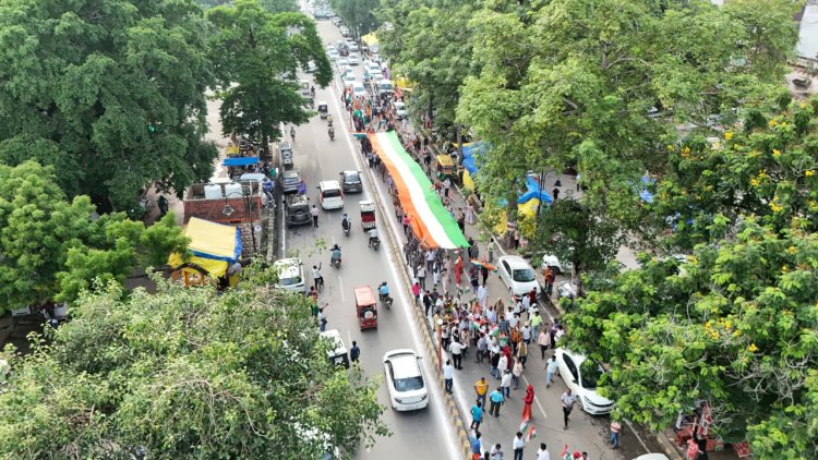 देशभक्ति की भावना को मजबूत करती तिरंगा यात्रा: गणेश केसरवानी