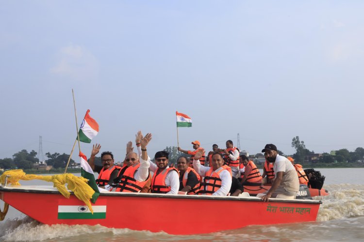 लिलौर झील में नौका विहार का शुभारंभ, बच्चों के लिए बनेगा पार्क व फैमिली ट्रेन