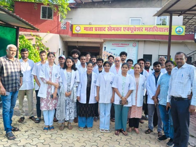 एक्यूप्रेशर शोध संस्थान ने माता प्रसाद खेमका की मनाई छठी पुण्यतिथि