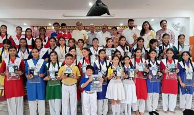 रानी रेवती देवी में प्रतिभा सम्मान समारोह, 45 छात्र-छात्राएं सम्मानित