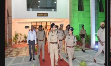 रेल सुरक्षा बल, नई दिल्ली की महानिदेशक ने निरीक्षण कर अपराधों पर नियंत्रण के दिये निर्देश