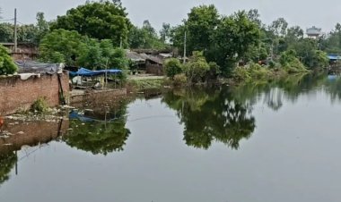 कन्नौज: गंगा फिर उफान पर, नरौरा बांध से छोड़ा गया 186672 क्यूसेक पानी