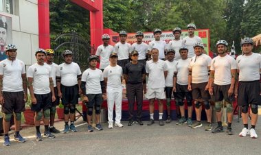 रेड ईगल डिवीजन ने 1965 के युद्ध नायकों के सम्मान में साइकिलिंग अभियान को दिखाई हरी झंडी