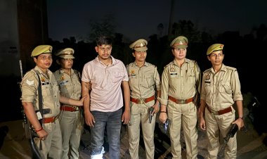 पुलिस सुरक्षा में तमंचा चलाने वाला अनीश मुठभेड़ में गिरफ्तार