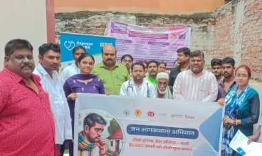 वाराणसी के आदिविशेश्वर वार्ड में टीबी रोगियों की पहचान के लिए लगा शिविर