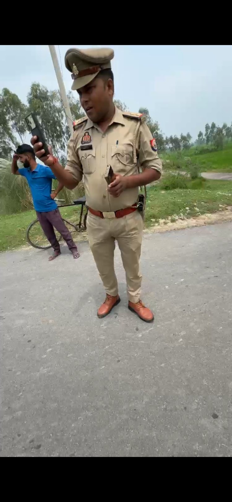 अभद्र व्यवहार करने वाला दरोगा लाइन हाजिर