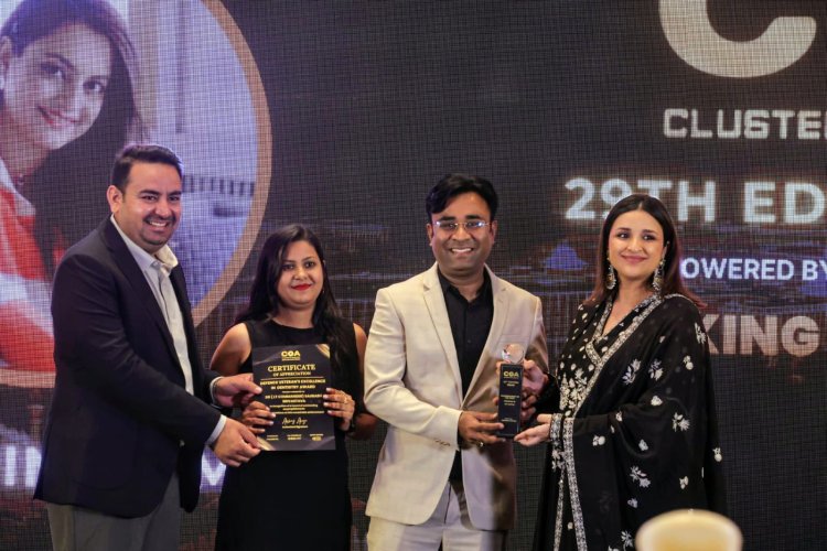 डॉ. सौरभ श्रीवास्तव को डेंटिस्ट्री एक्सीलेंस अवॉर्ड, चुनार का नाम रोशन