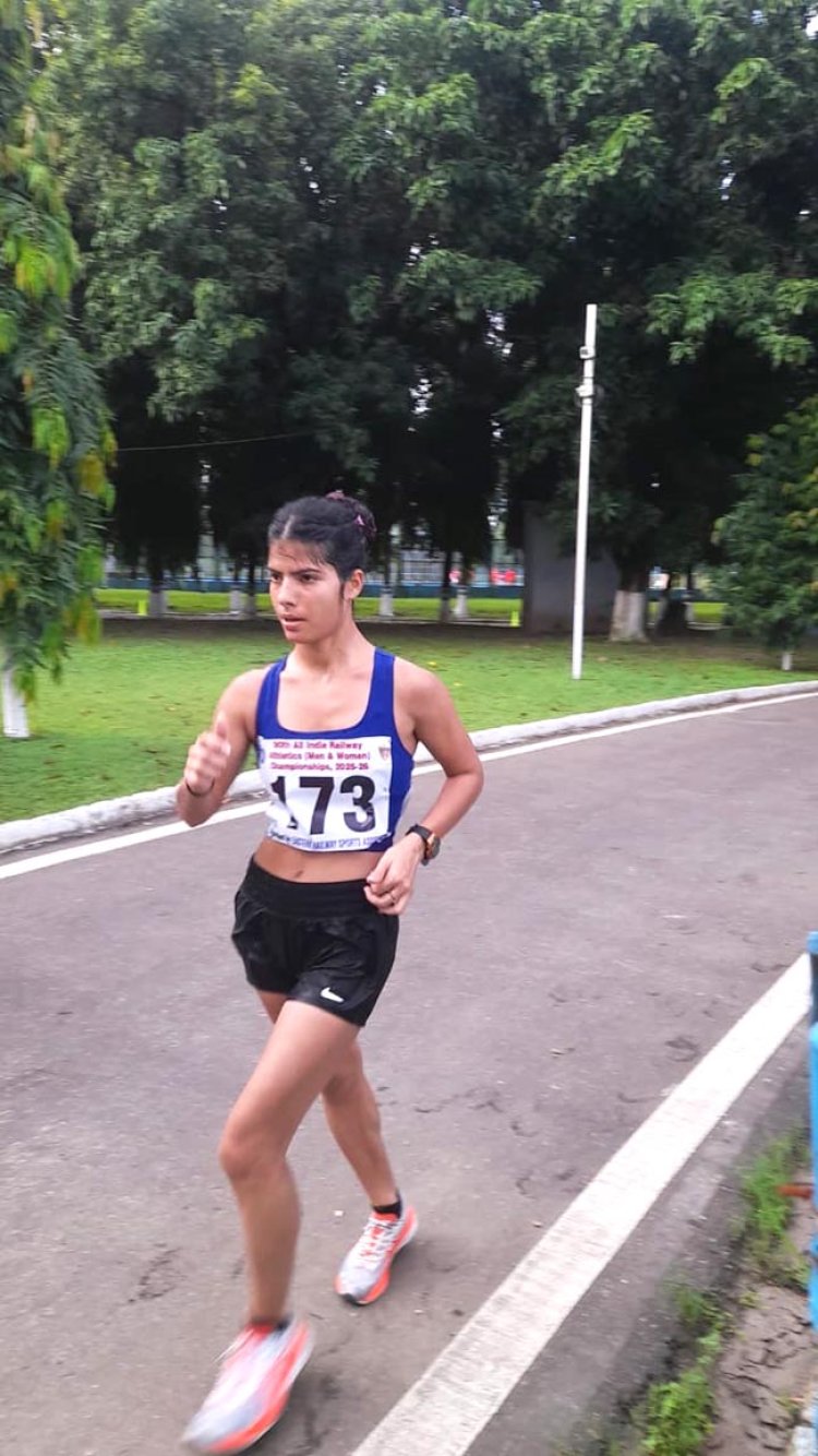 एनसीआर की महिला एथलेटिक का 35 किमी रेस वाक में द्वितीय स्थान
