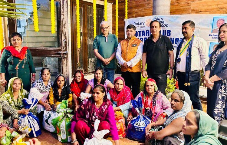 समाज के अंतिम पायदान पर खड़े व्यक्ति की सेवा ही रोटरी का उद्देश्य : डॉ. काव्य सौरभ रस्तोगी