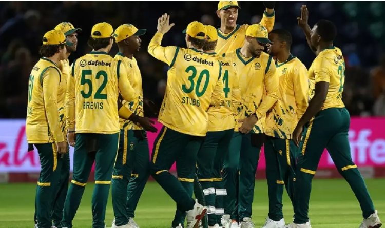 कार्डिफ़ टी20: बारिश से बाधित मुकाबले में दक्षिण अफ्रीका ने इंग्लैंड को 14 रन से हराया