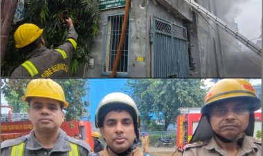 फ्रूटी के लिए पेपर स्ट्रा बनाने वाली कंपनी में लगी भयंकर आग