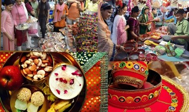 करवा चौथ की तैयारियां शुरू, बाजारों में आई रौनक