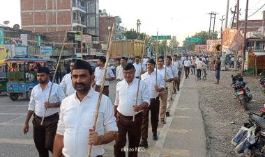 सैकड़ों स्वयंसेवकों ने दिया एकता और राष्ट्रभक्ति का संदेश