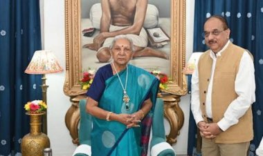 राज्यपाल ने वरिष्ठ अधिकारियों से भेंट कर दीपावाली की दी बधाई