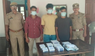 फ्लिपकार्ट डिलीवरी एजेंट को तमंचा दिखाकर लूटने वाले तीन बदमाशों को पुलिस ने दबोचा