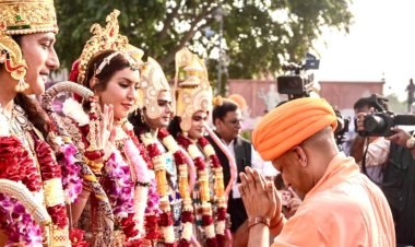 मुख्यमंत्री योगी आदित्यनाथ के नेतृत्व में इशिका तनेजा बनीं सीता माता, दीपोत्सव ने जगाया धर्म और आत्मगौरव का दीप