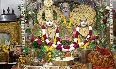 अयोध्या धाम के मठ-मंदिराें में अन्नकूट महाेत्सव में लगा भगवान का छप्पन भोग