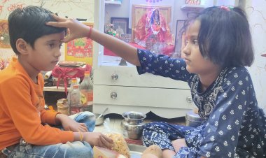 पीतलनगरी मुरादाबाद में धूमधाम से मनाया गया भैया दूज का पर्व