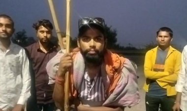 27 हजार कि.मी पैदल चलकर इंजीनियर सनाेज पहुंचे हमीरपुर