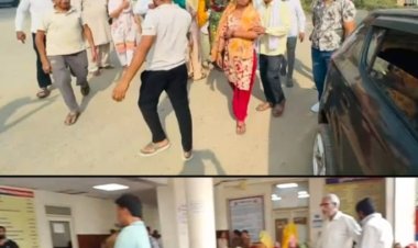 दोहरे हत्याकांड में शामिल बदमाशों की गिरफ्तारी नहीं होने पर पुलिस आयुक्त कार्यालय का घेराव