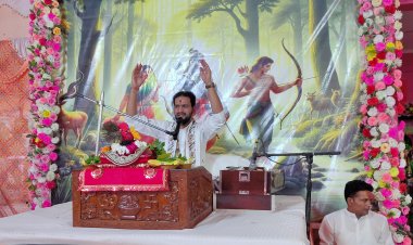 श्रीराम-जानकी विवाह प्रसंग सुनकर भावविभोर हुए श्रद्धालु