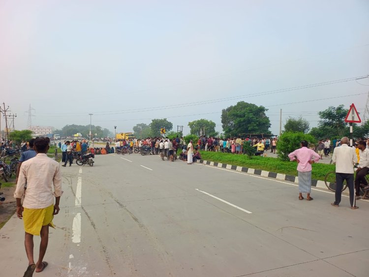 सेना भर्ती की तैयारी में जुटे युवक को डंपर ने कुचला, मौके पर मौत