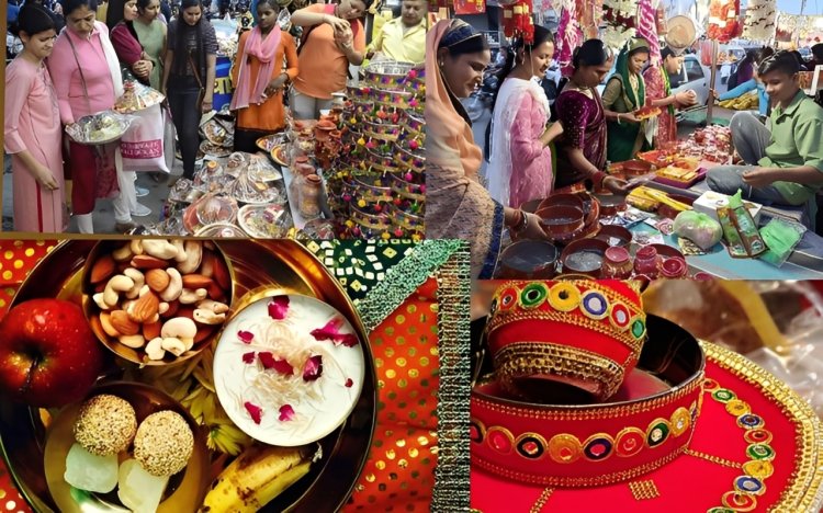करवा चौथ की तैयारियां शुरू, बाजारों में आई रौनक
