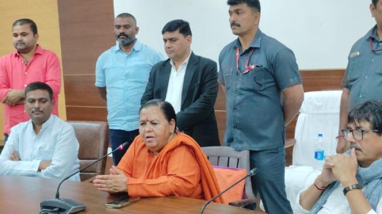 गंगा, गौ, गीता और गायत्री मंत्र भारत की आत्मा : उमा भारती