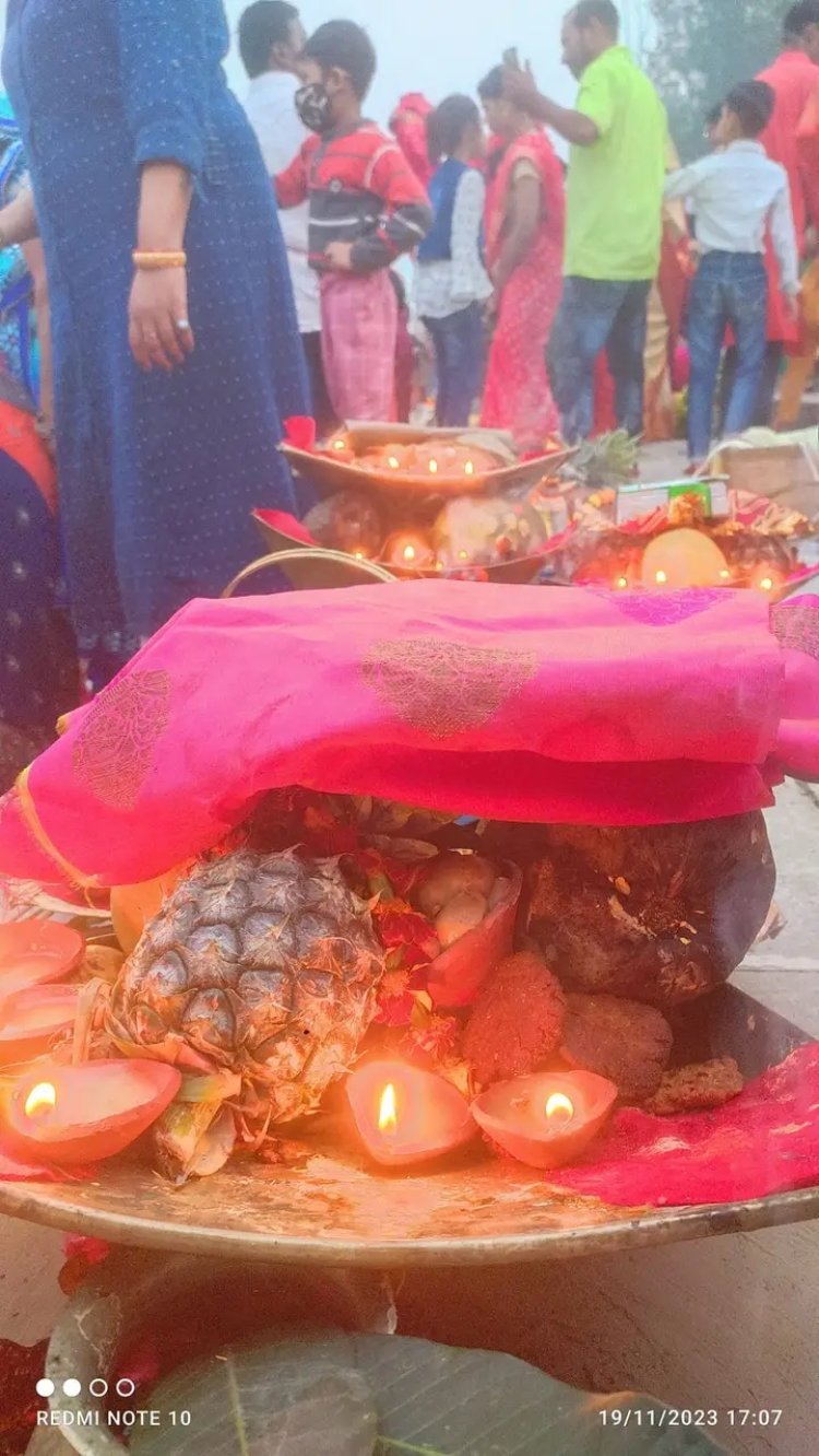 ज्योति पर्व दीपावली बीतते ही डाला छठ की तैयारी,बरेका सूर्य सरोवर व्रतियों के लिए तैयार