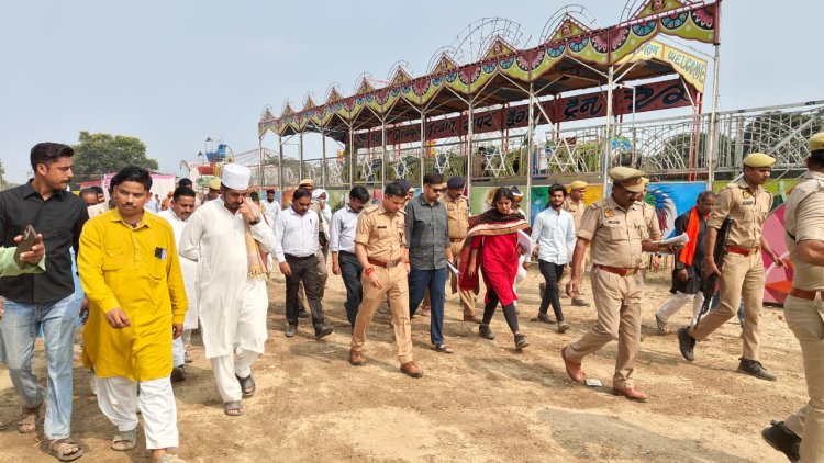 जिलाधिकारी व पुलिस अधीक्षक ने परखीं झाड़ीशाह मेले की सुरक्षा तैयारियां