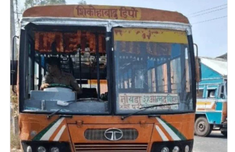 बेकाबू रोडवेज बस ने चार लोगों काे रौंदा, वृद्ध की मौत, तीन घायल