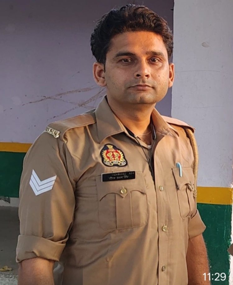 आगरा-सड़क हादसे में पुलिस टीम की कार ट्रक से भिड़ी, मुख्य आरक्षी सहित दो की मौत, 5 घायल