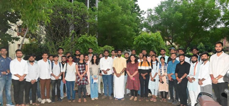 शिक्षा ही राष्ट्रनिर्माण का आधार,विद्यार्थी राष्ट्र के भविष्य निर्माता: श्रवण बी.राज